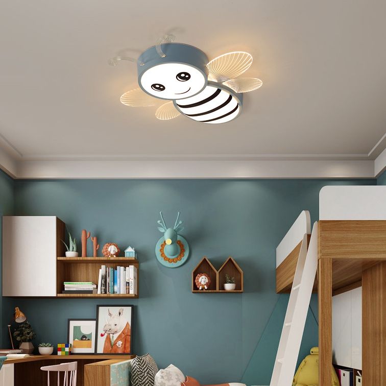 Kids Flush Mount Light Fixtures Acrylic Flushmount