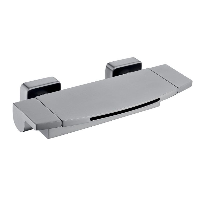 Waterfall Bathtub Faucet Wall Mounted Bathroom Faucet with Two Handle