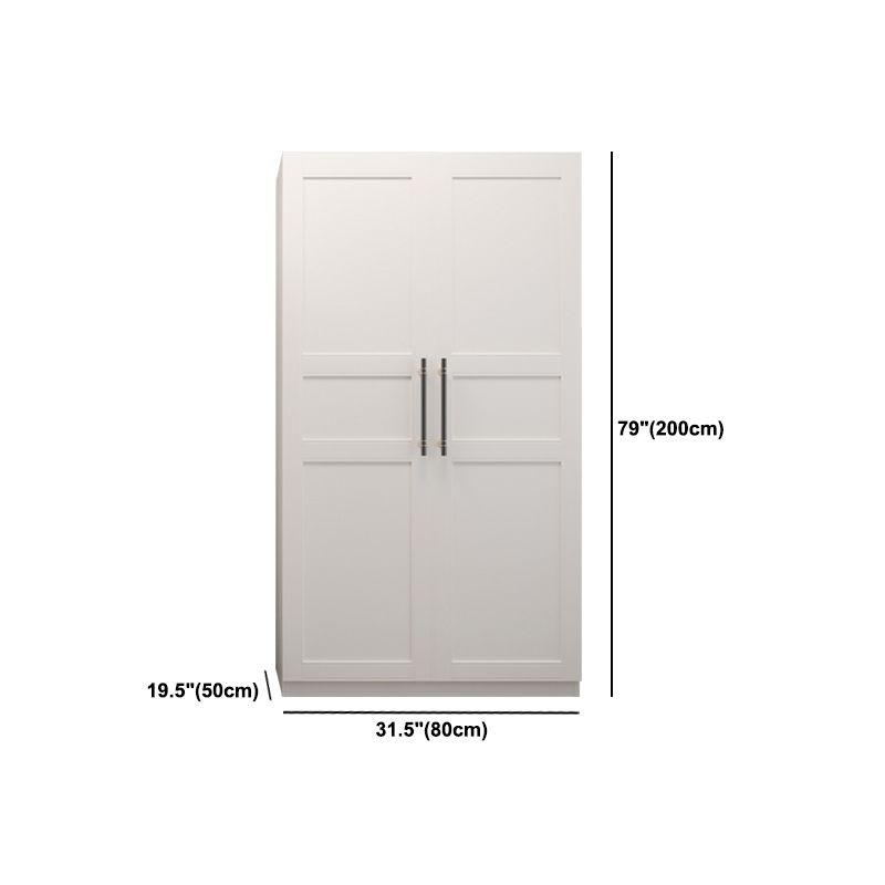 Modern Wardrobe Armoire Engineer Wood Armoire with Door for Bedroom
