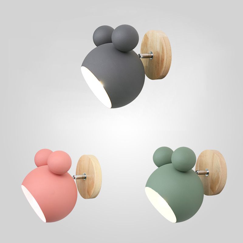 Nordic Style Semicircle Wall Mount Lighting Metallic Wall Mounted Light Fixture for Bedroom