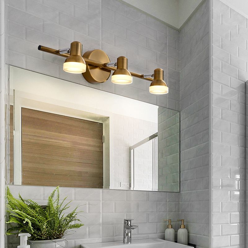Bell Vanity Wall Lights Postmodern Simplicity Sconce da parete acrilico per bagno
