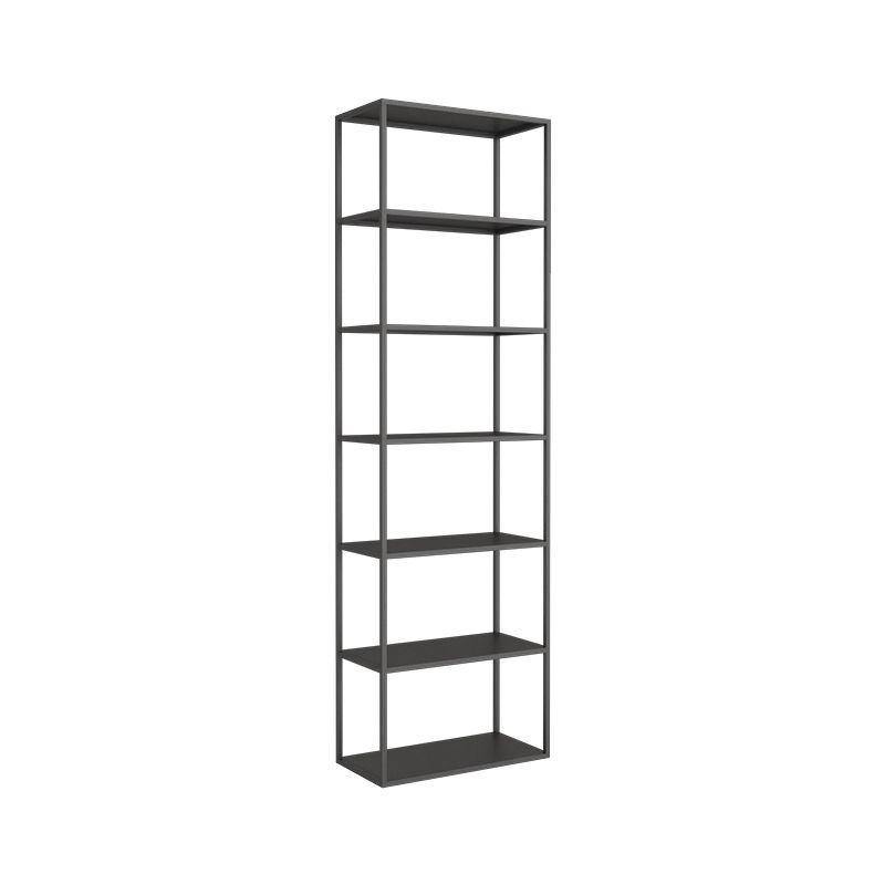 Scandinavian Etagere Bookcase Metal Open Back Bookshelf with Shelves