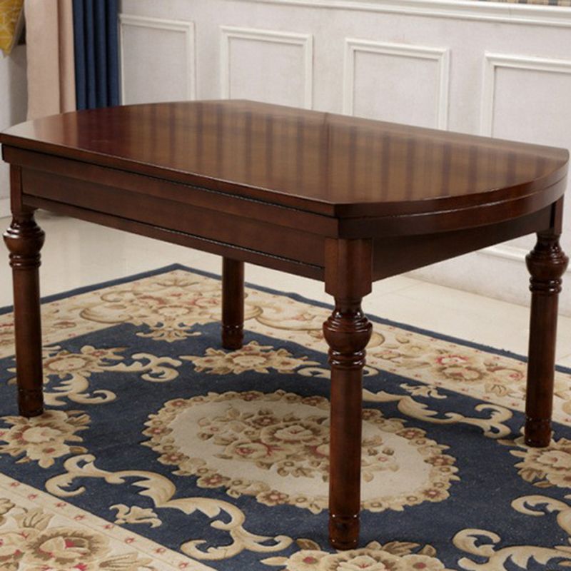Traditional Solid Wood Dining Room Set with Rectangle Table Dining Table Furniture