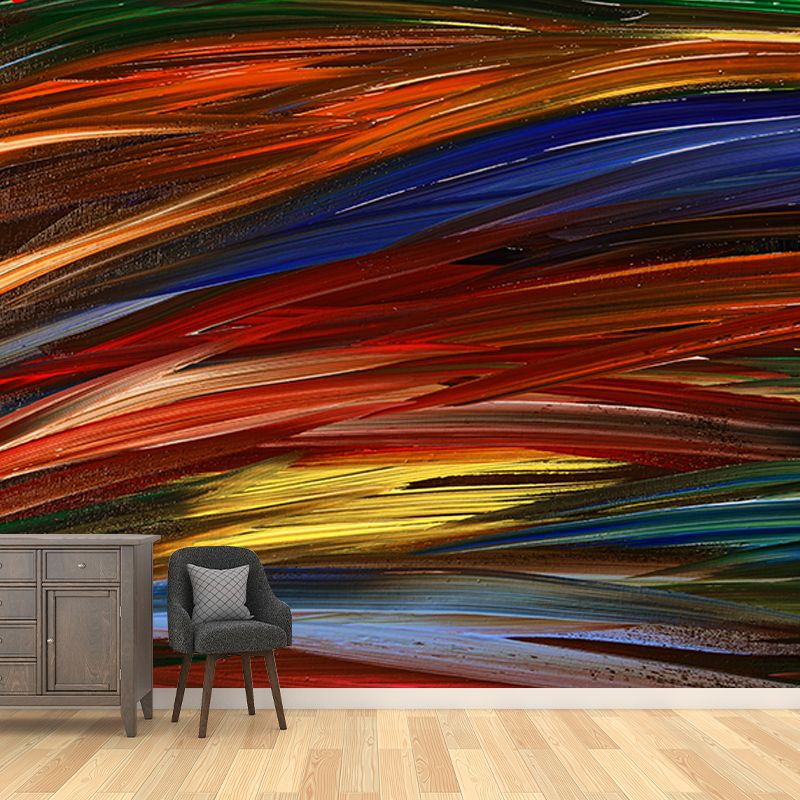 Illustration Wall Mural Wallpaper Abstract Style Sitting Room Wall Mural