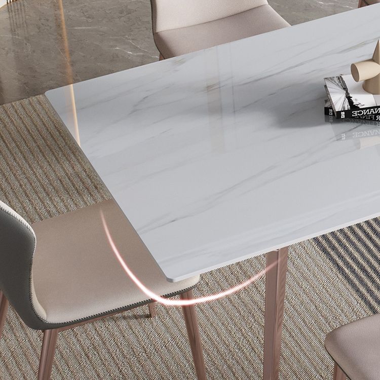 Nordic 1/2/5/7 Pieces Dining Set Sintered Stone Dining Table Set for Restaurant