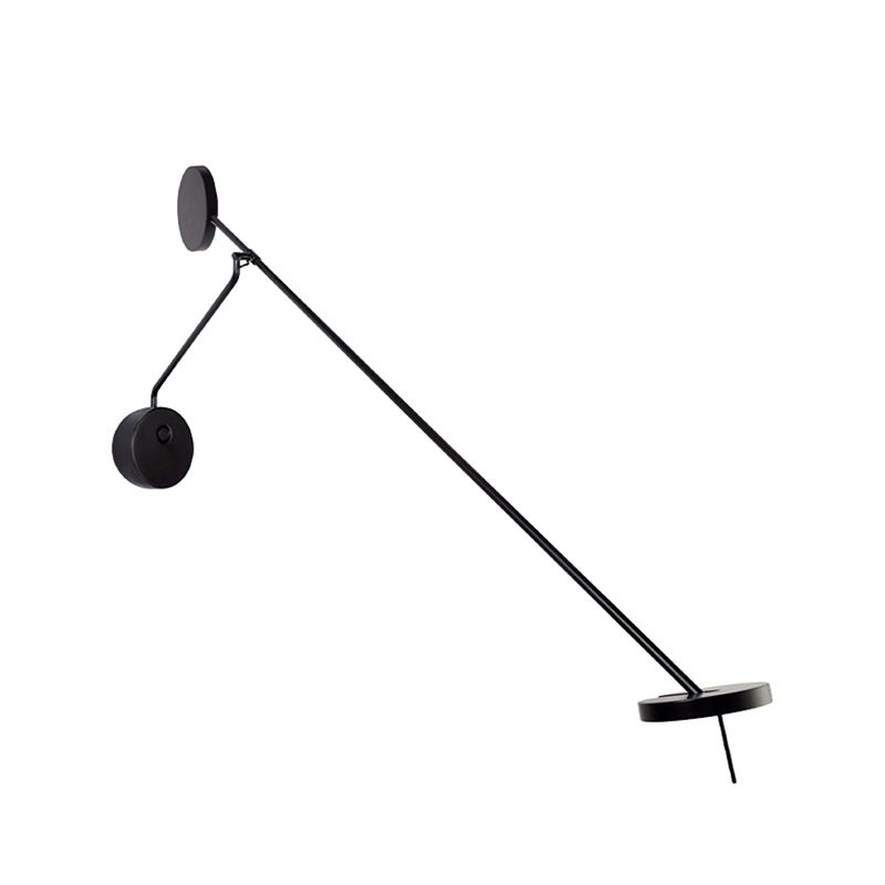 Metal Wall Mounted Sconce Industrial Black Wall Lights for Bedroom