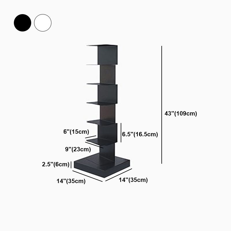 Invisible Bookshelf Contemporary Style Closed Back Bookcase for Home and Office