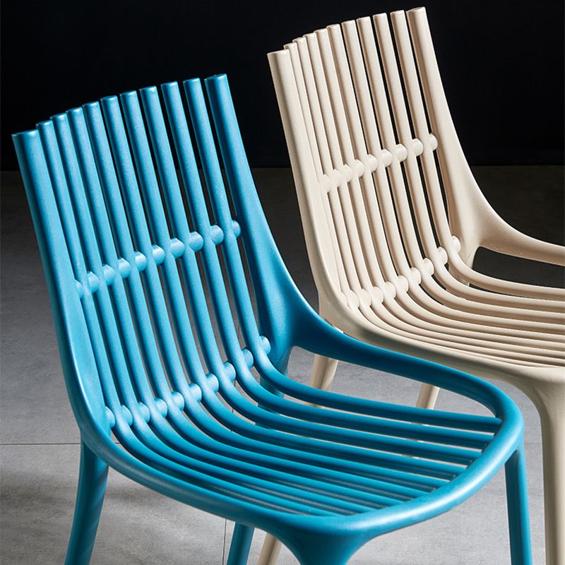 Modern Indoor-Outdoor Chair Plastic Stacking Outdoors Dining Chairs