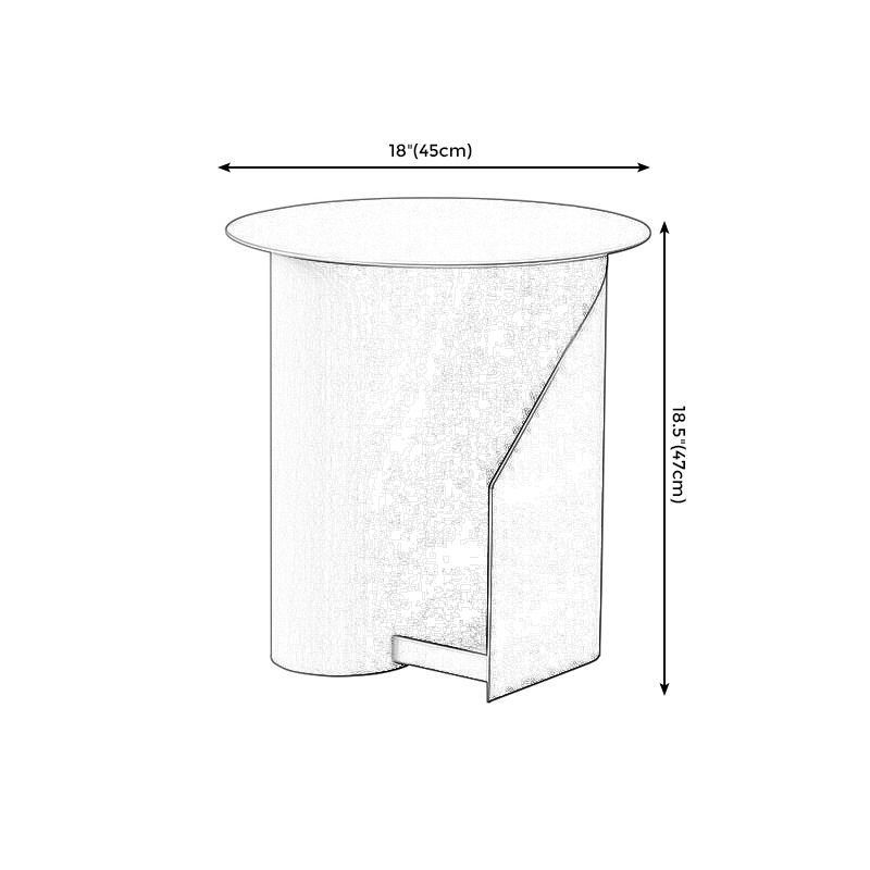 Abstract Base Design Cocktail Table Round Iron Art Coffee Table
