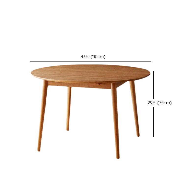 Dinner Kitchen Table Dining Room Round Solid Wood Dining Table