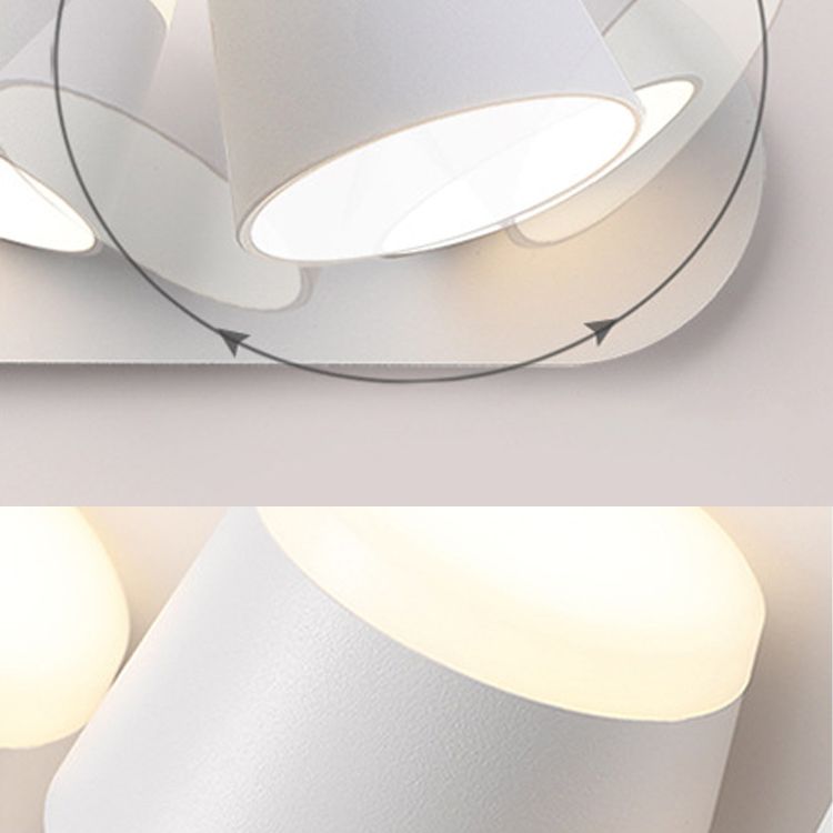 Schlafzimmer einfache LED -Leuchterleuchte rotierbare wandmontierte Beleuchtungskörper