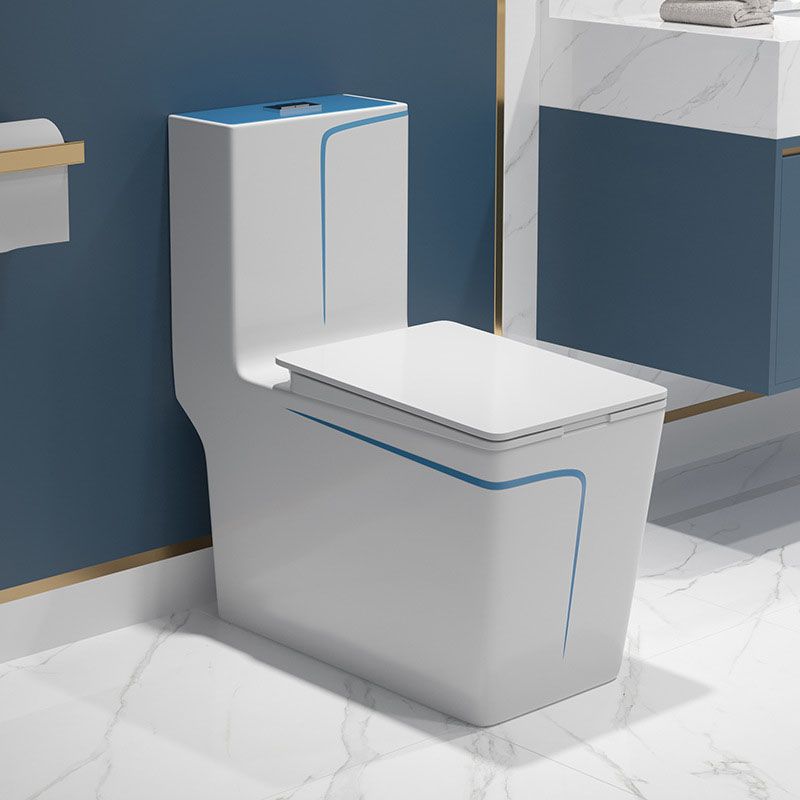 Water-saving Siphon Toilet Ceramic Elongated Dual Flush Household Toilet