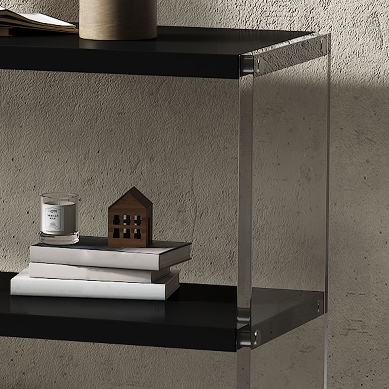 Rectangle Shape Contemporary Console Table Black/White Console Sofa Table