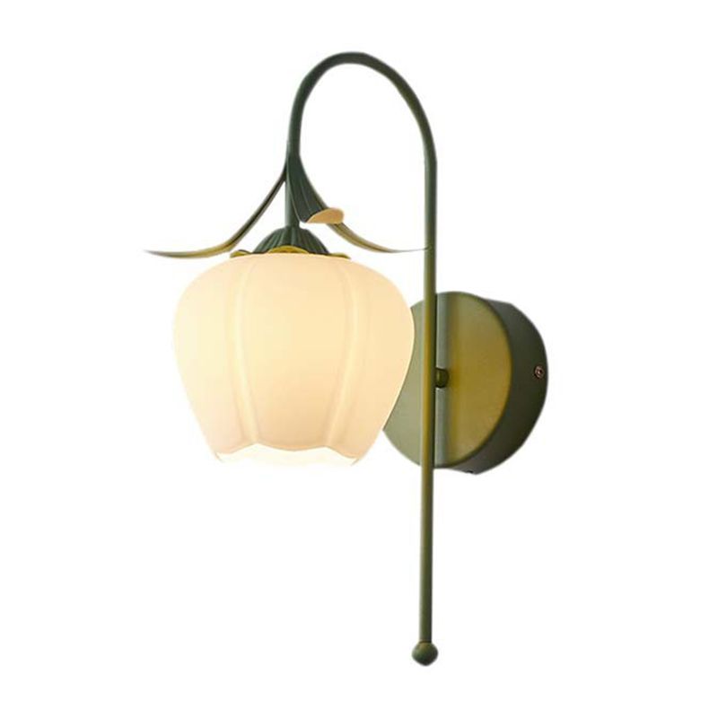 Modern Style Wall Mounted Sconce 1-Light Wall Mounted Light Fixture for Bedroom