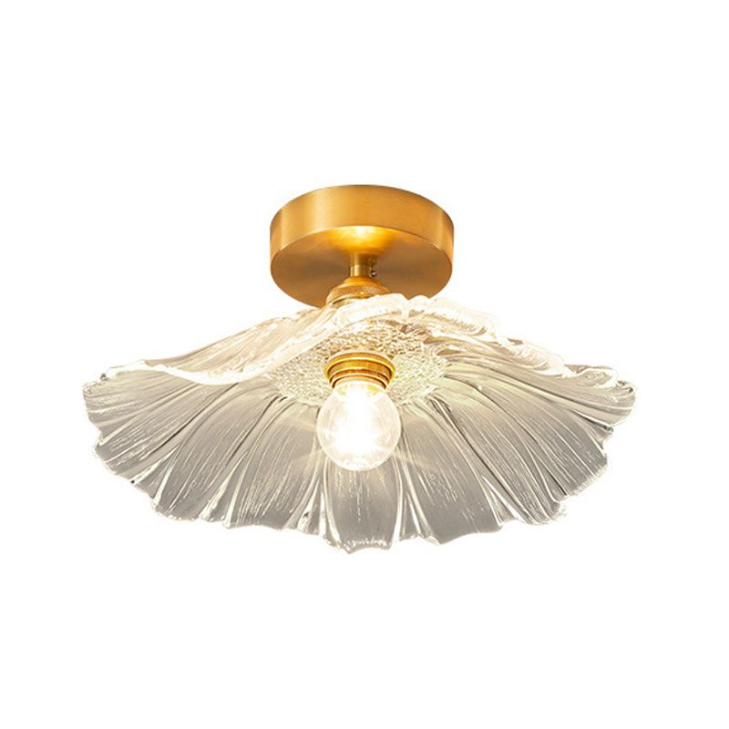 Nordic Ceiling Light Creative Glass Flush Mount Lighting Fixture for Bedroom
