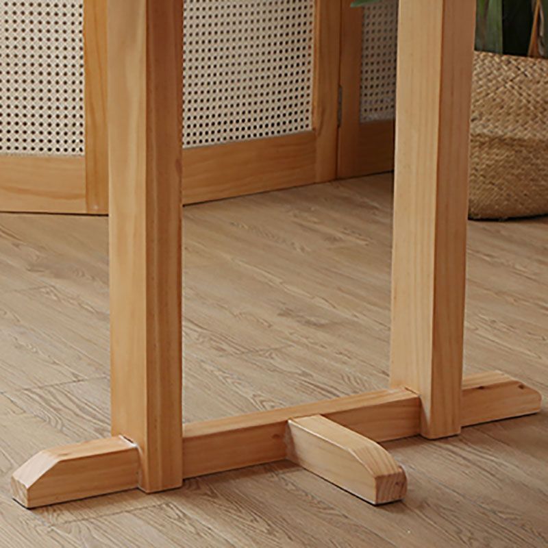 Wood Dining Table Traditional Luxury Rectangle Dining Table with Sled Base