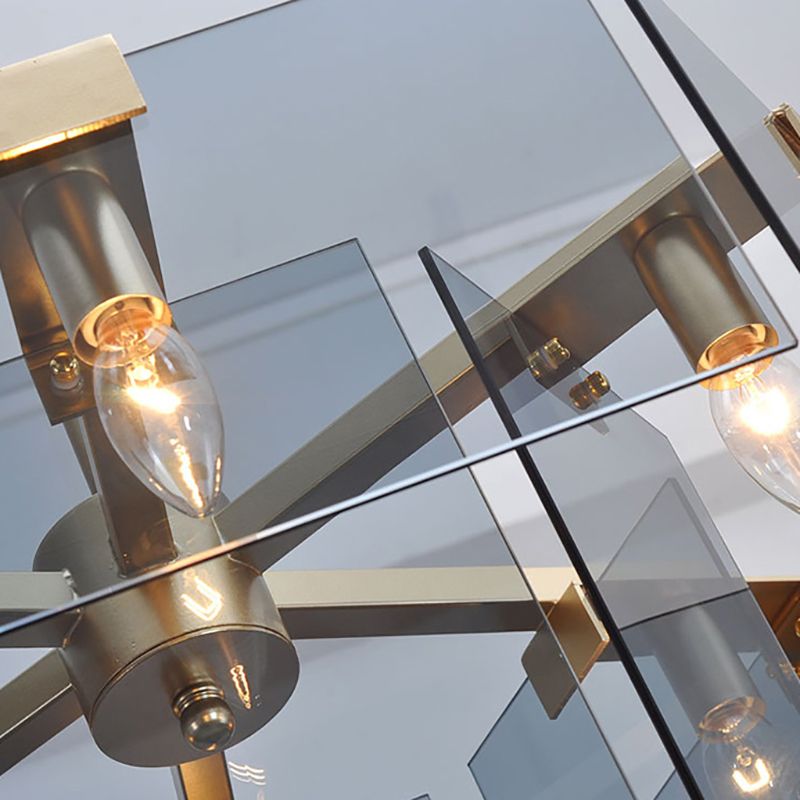 Luce lampadario in vetro camera da letto Funzione a sospensione moderna lampadario