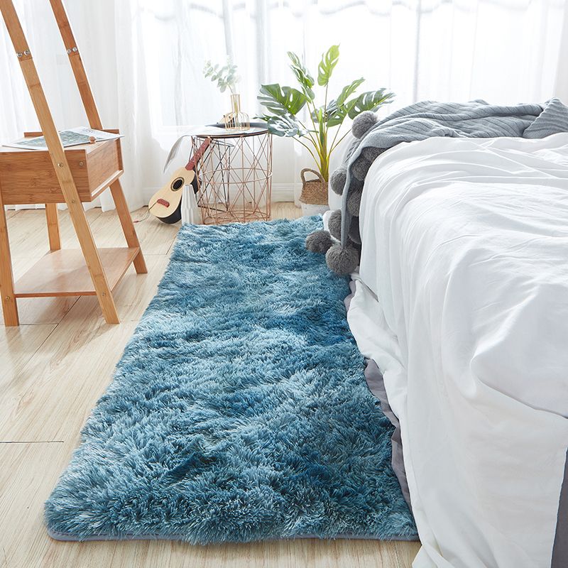 Casual Multi Color Relaxing Rug Fluffy Tie Dye Printed Carpet Anti-Slip Backing Machine Washable Rug for Room