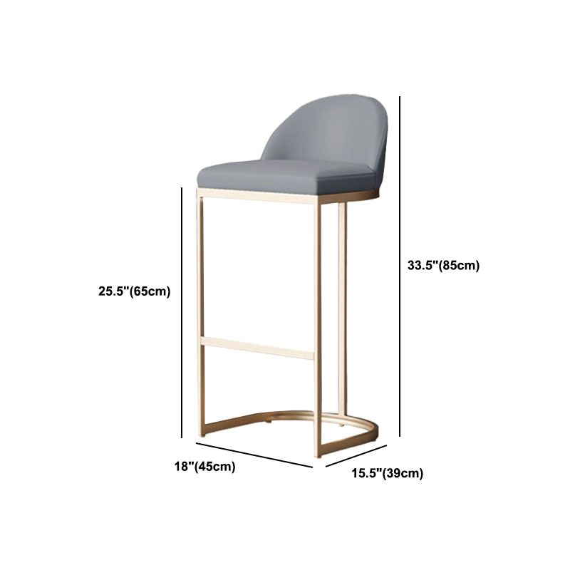 Glam 1/2/5 Pieces Bar Table Set Rectangle Stone Bar Table with Metal High Stools