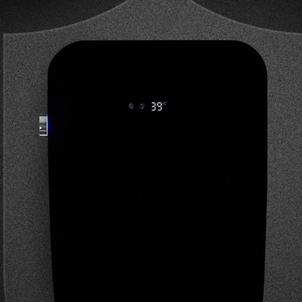 Concealed Tank Toilet Floor Mount Heated Seat One-Piece Toilet with Slow Close Seat