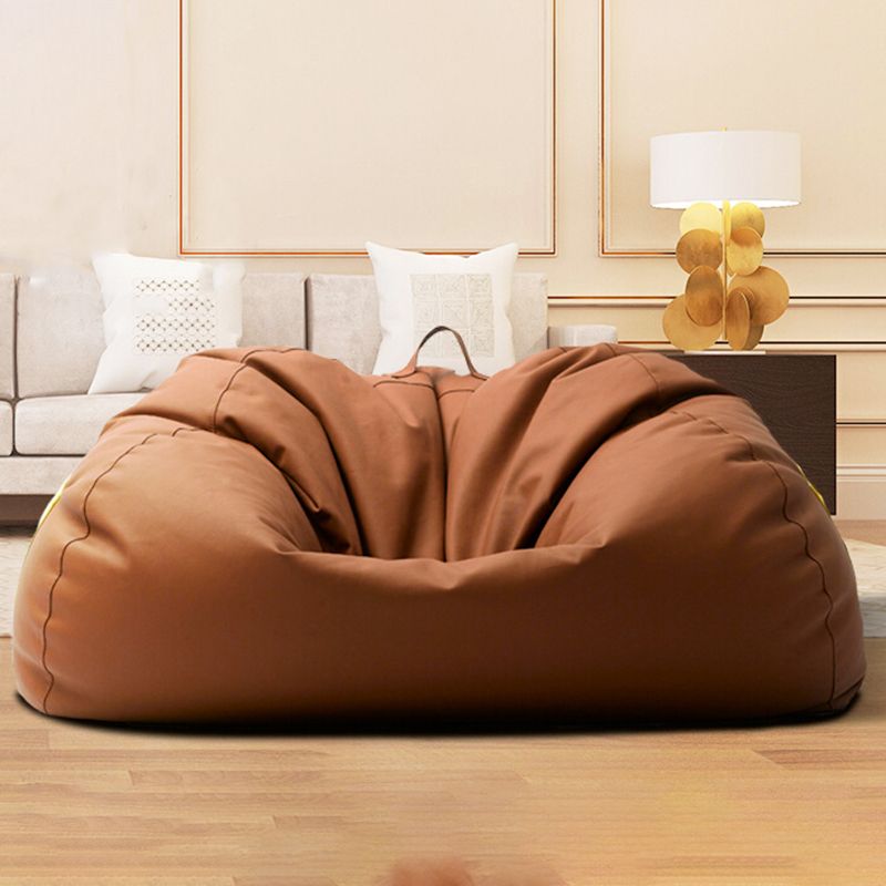 PU Arms Included Barrel Accent Chair with Fixed Back for Living Room and Bedroom