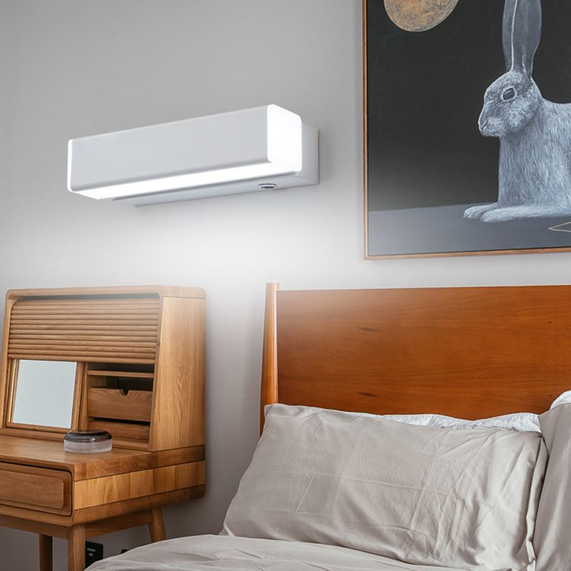 Moderner Stil quadratischer Schatten Wandleuchte Metal 1 Leichte Wandmontage Beleuchtung