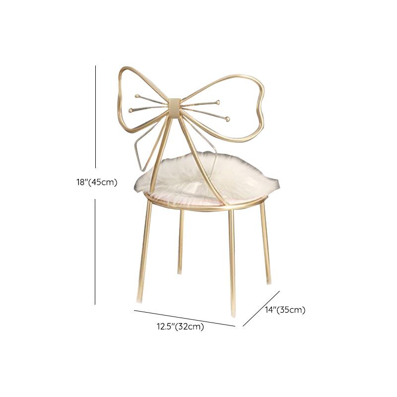 Glam Makeup Counter with 2 Drawers in White Vanity Table for Bedroom