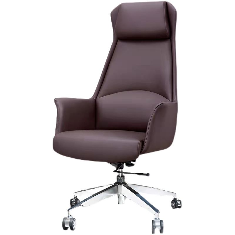 Modern Leather Management Office Chair High Back Executive Ergonomic Computer Chair