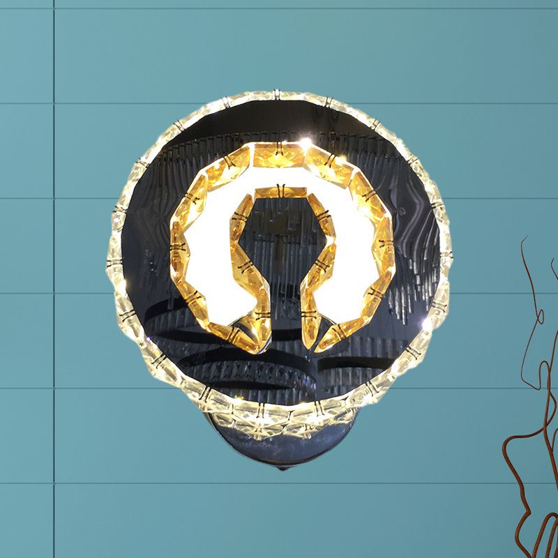 LED AUREOL MUR MURD lampe minimaliste Chrome Finish