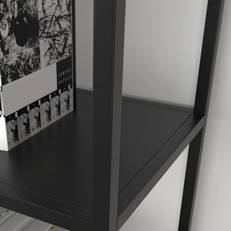 Modem & Contemporary Black Bookcase Etagere Metal Book Shelf