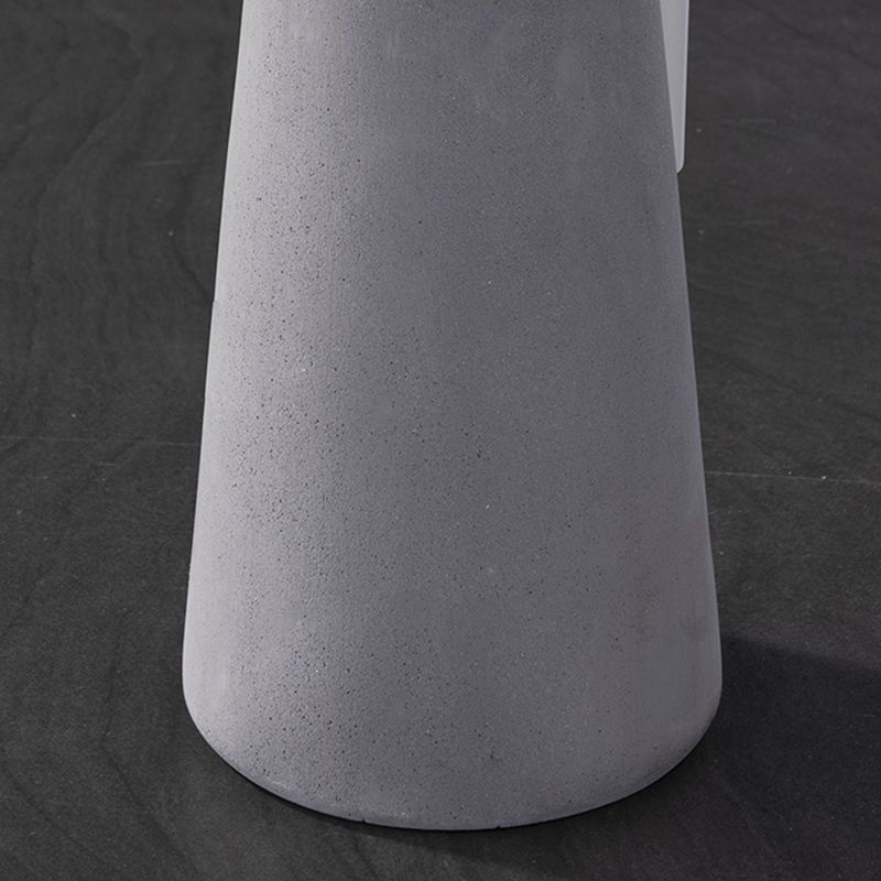 Concrete Modernistic Table Lacquer Round Table for Living Room