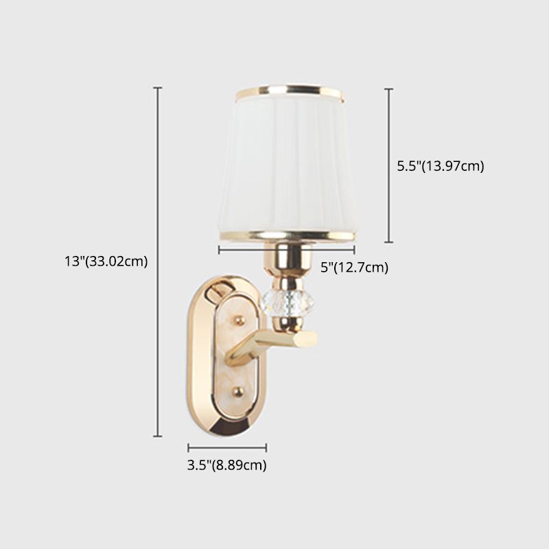 1 Licht halb geometrische Wandleuchte modern