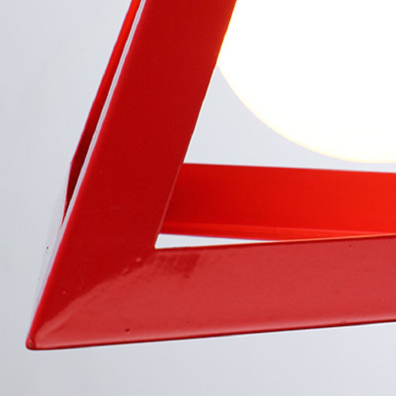 Simple Iron Ceiling Light Industrial Style Geometry Colorful Pendant Lamp for Houseroom