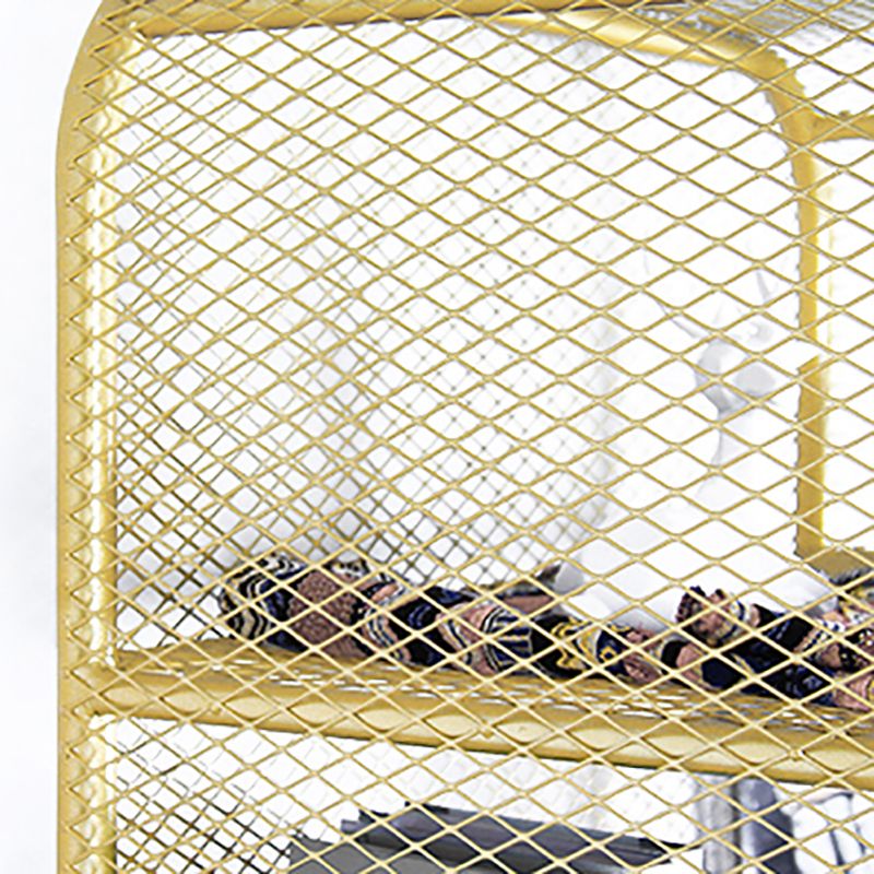 Contemporary Standard Metal Bookcase Closed Back Bookshelf with Rectangular Shelves