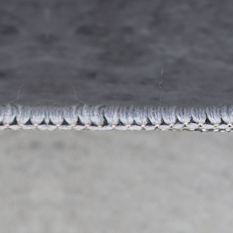 Gray Modern Carpet Polyester Line Carpet Non-Slip Backing Carpet for Home Decor