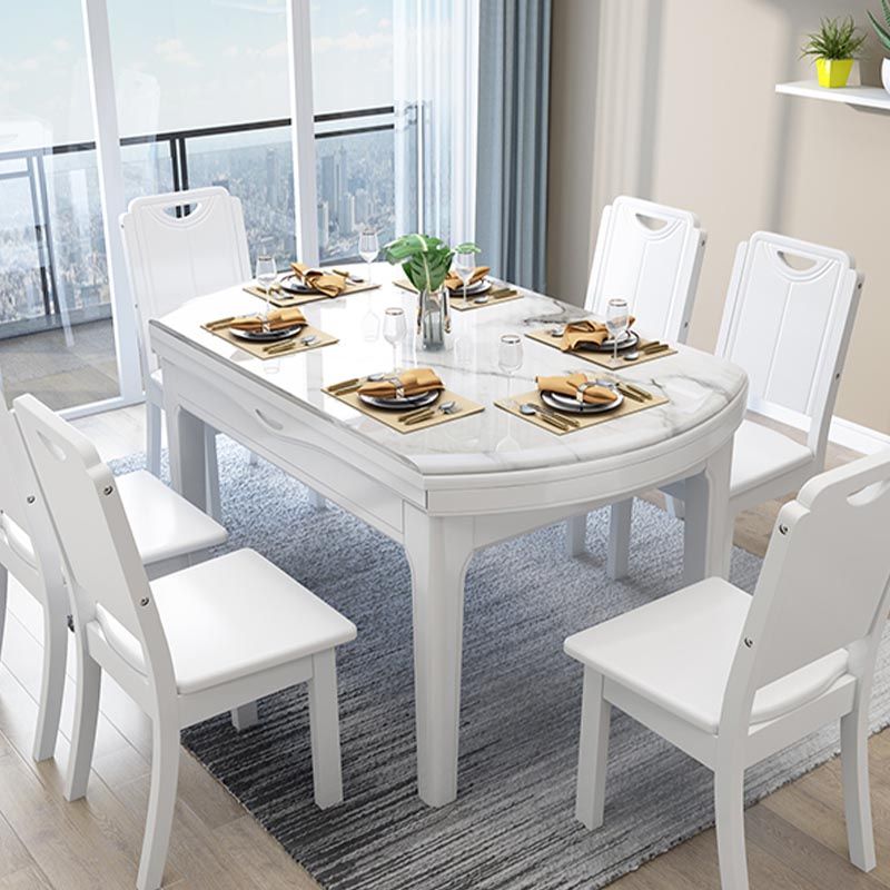 Sintered Stone Top Table 4 Legs Dining Table Home Kitchen Dinner