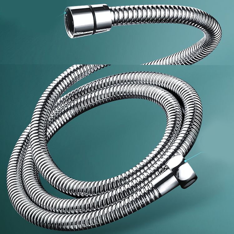 Round Self-Cleaning Hand Shower Adjustable Water Flow Wall-Mount Hand Shower