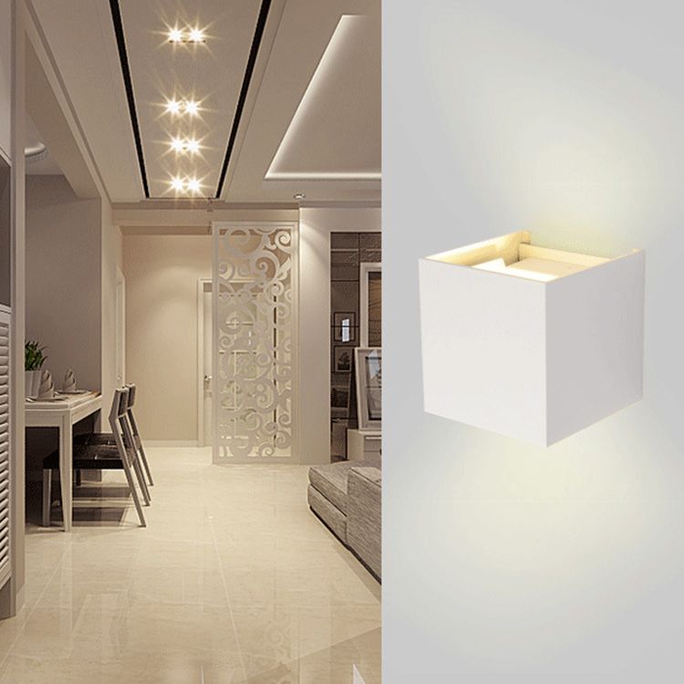 Lumières murales en aluminium à 2 lumière