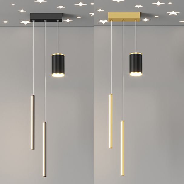 Eigentijdse stijl geometrie vorm hanglampen metaal 3 lichthangende lampen