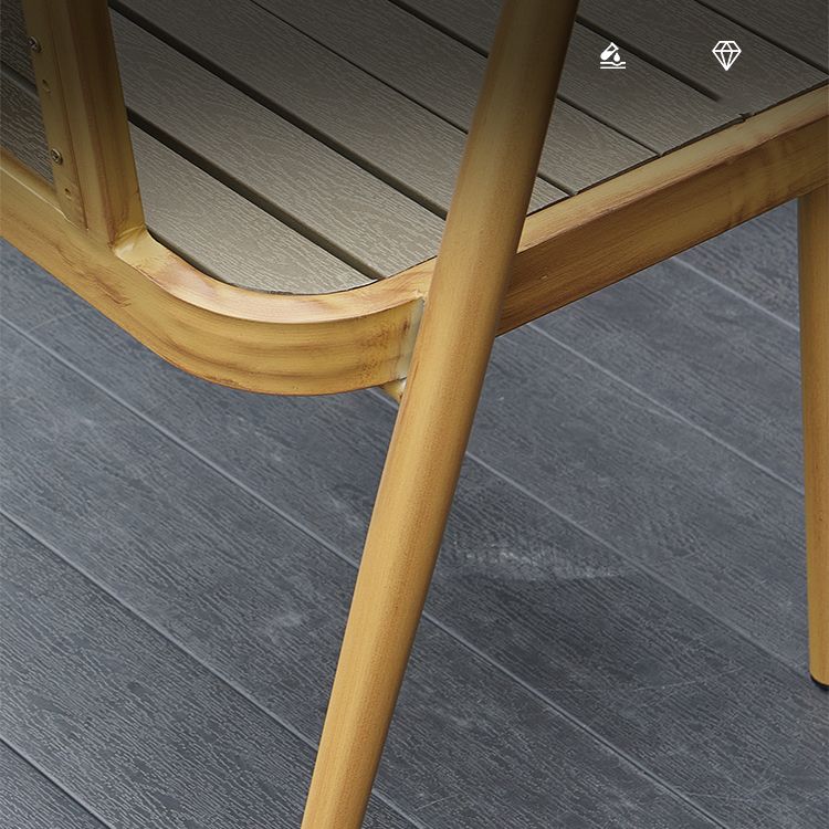 Contemporary 1/3 Pcs Dining Set Glass Rectangular Dining Table Set