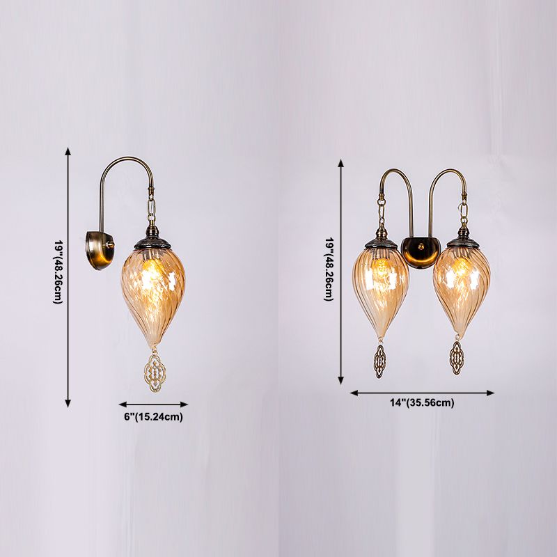 Lampada per la parete per la parete con caduta d'acqua per il ristorante