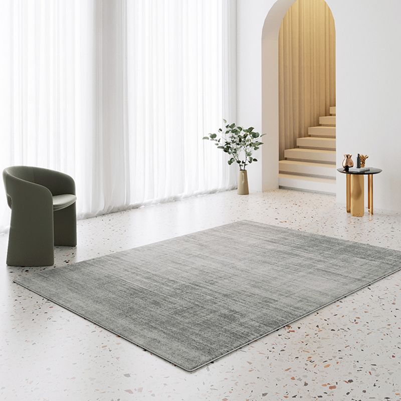 Weißer Simplicity-Innenteppich, Polyester-Teppich mit Farbverlauf, rutschfester Teppich für die Inneneinrichtung