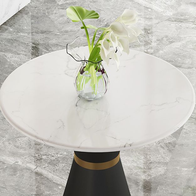 Glam 1/2/3/4/5 Pieces Dining Set Round Sintered Stone Dining Table Set