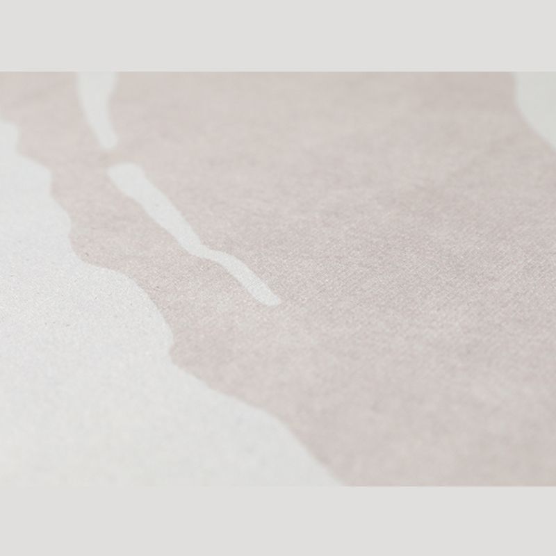 Simplicity Abstract Print Carpet Apricot Tone Polyester Rug Stain Resistant Carpet for Home Decor