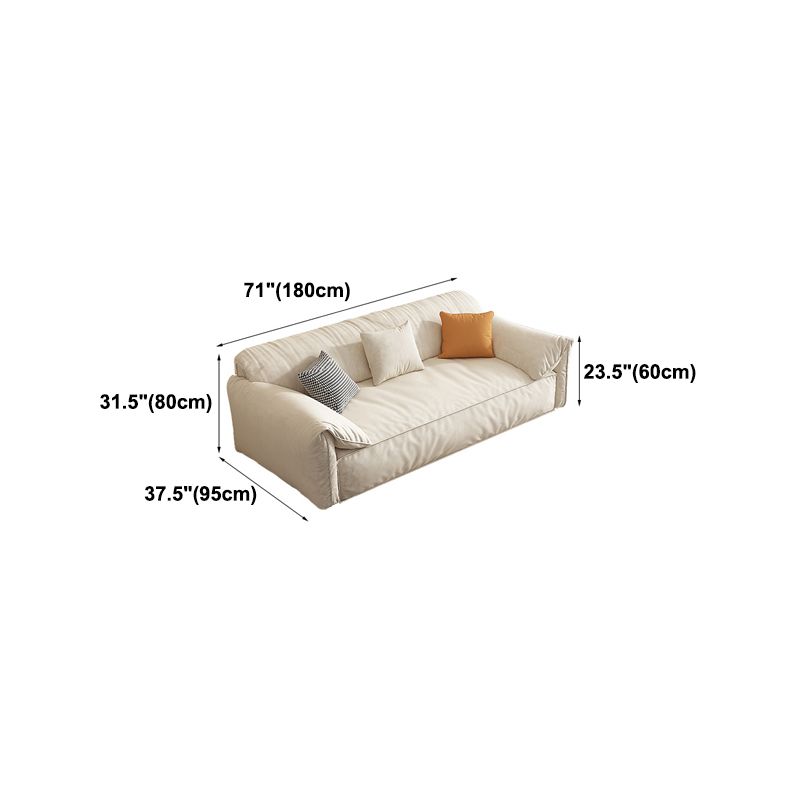 Stain Resistant Stationary Living Room Pillow Top Arm Standard Sofa