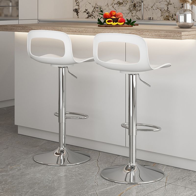 Adjustable Height Barstools Industrial Bar Stools with Metal Base