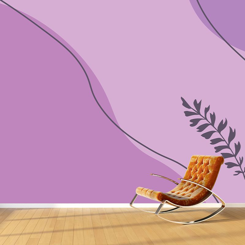 Mural Wallpaper Minimalism Illustration Environment Friendly Bedroom Wall Mural