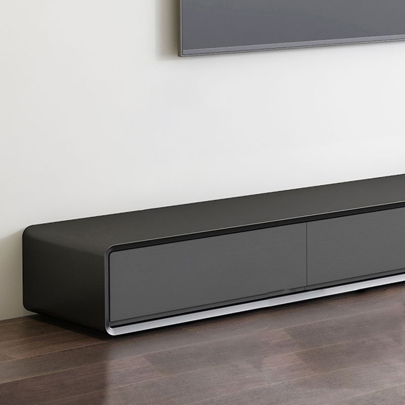 Rectangle TV Console Industrial Wooden TV Cabinet with Glide Drawers