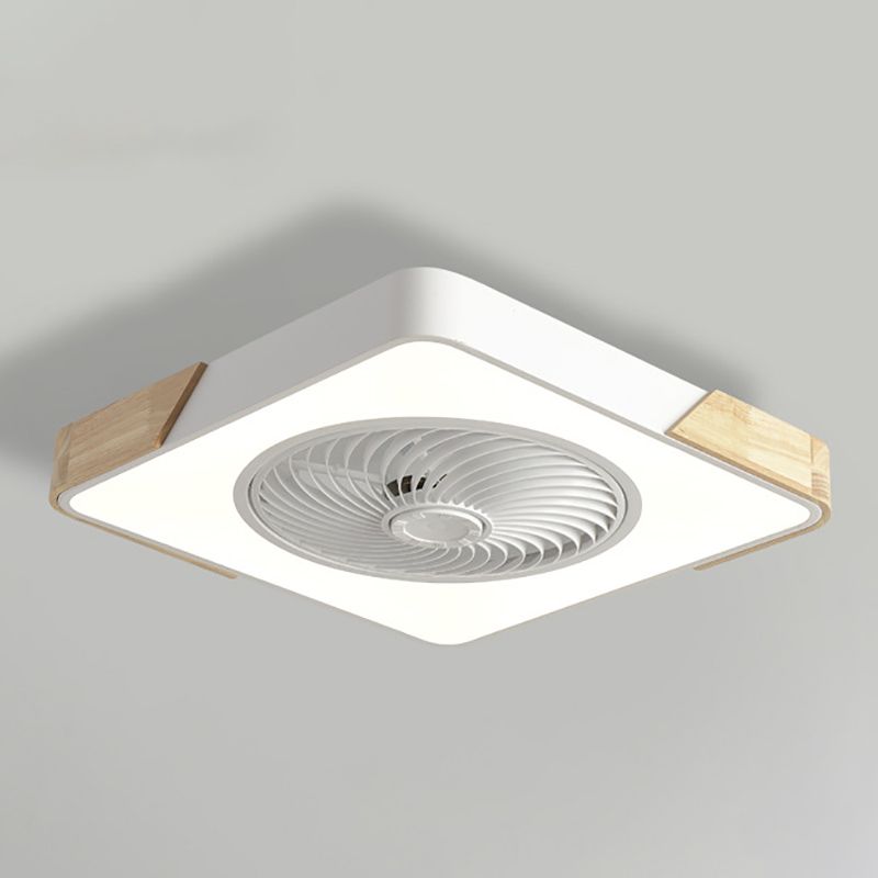 Ventilateur de plafond de style moderne Light à 1 lumière LED MONT PLAGE LEU