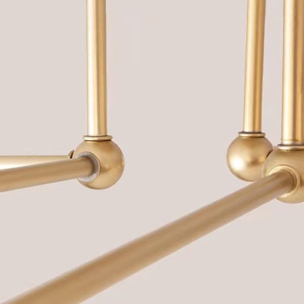 Sputnik Flush Mount Fixture Contemporary Metal Ceiling Light